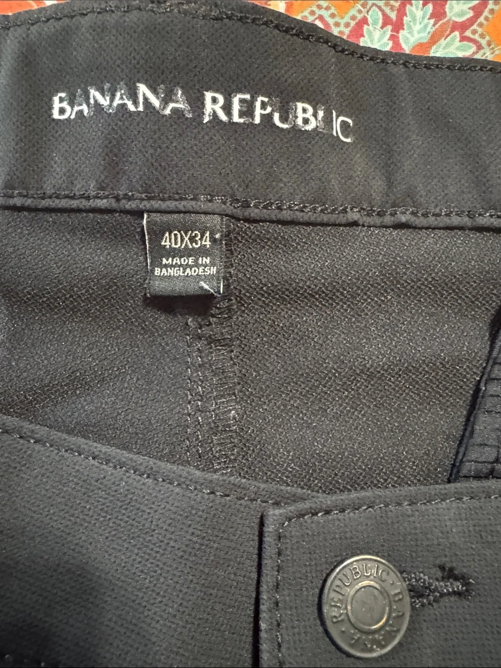 Banana Republic Golf Men's Black Chinos 40x34